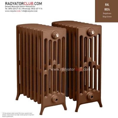 Kdr-6-75 Kolonlu Döküm Radyatör, ral 8024 | kolon 5